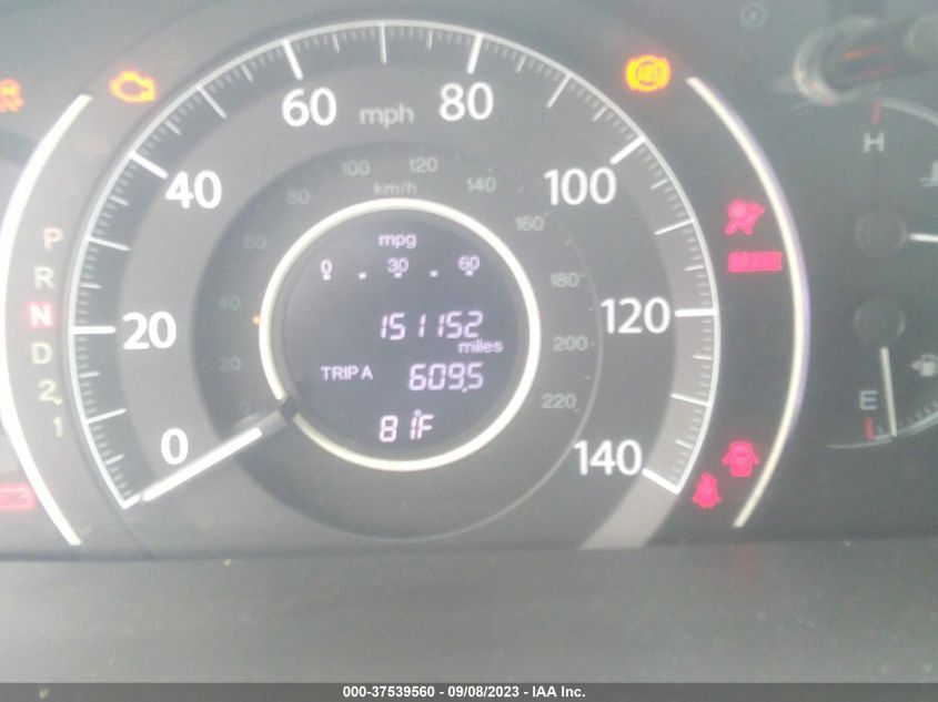 2013 HONDA CR-V EX-L - 5J6RM3H73DL011216