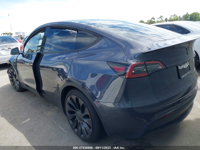 VIN 7SAYGDEF0NF387714 2022 TESLA MODEL Y PERFORMANCE