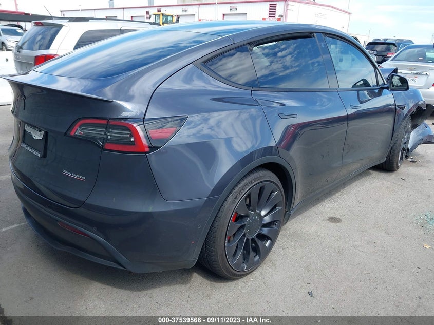 VIN 7SAYGDEF0NF387714 2022 TESLA MODEL Y PERFORMANCE
