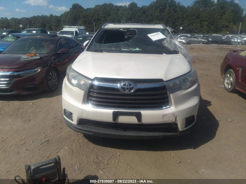 2016 TOYOTA HIGHLANDER XLE - 5TDKKRFH0GS126578