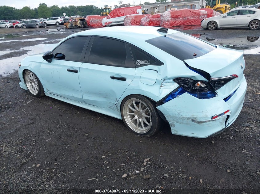 VIN 2HGFE2F58NH561822 2022 HONDA CIVIC SEDAN SPORT