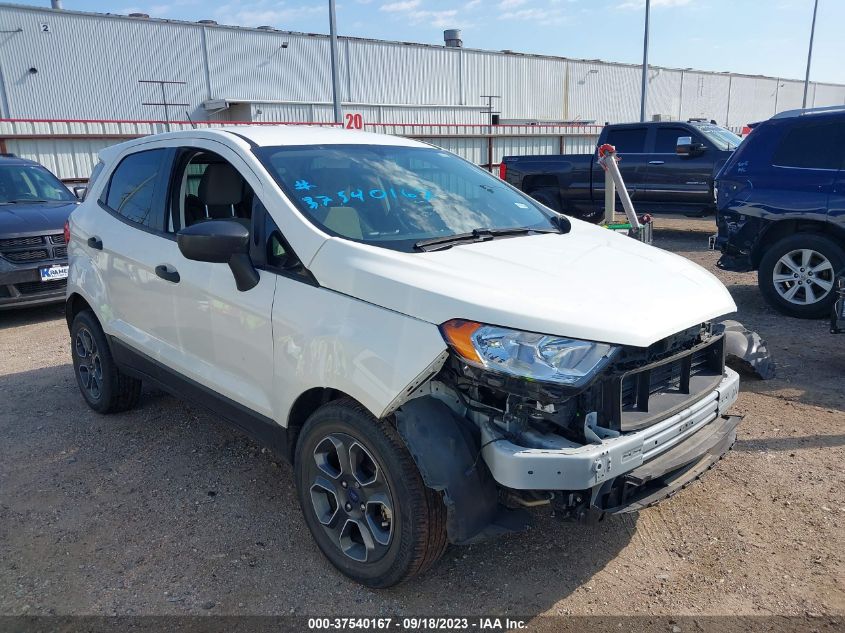 2020 FORD ECOSPORT S - MAJ3S2FE3LC388372
