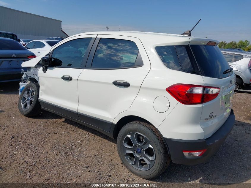 2020 FORD ECOSPORT S - MAJ3S2FE3LC388372