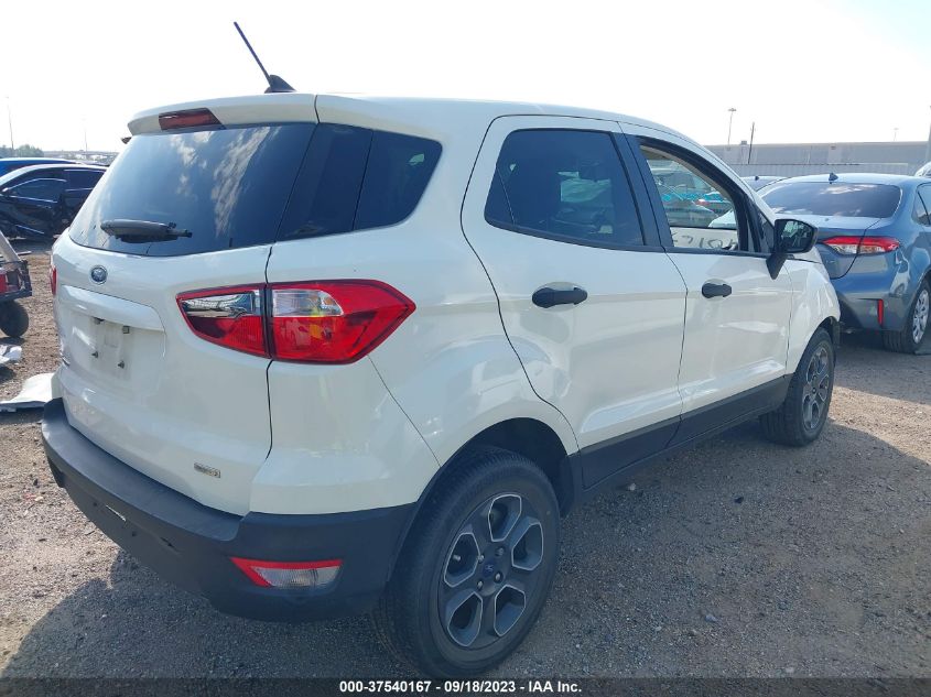 2020 FORD ECOSPORT S - MAJ3S2FE3LC388372