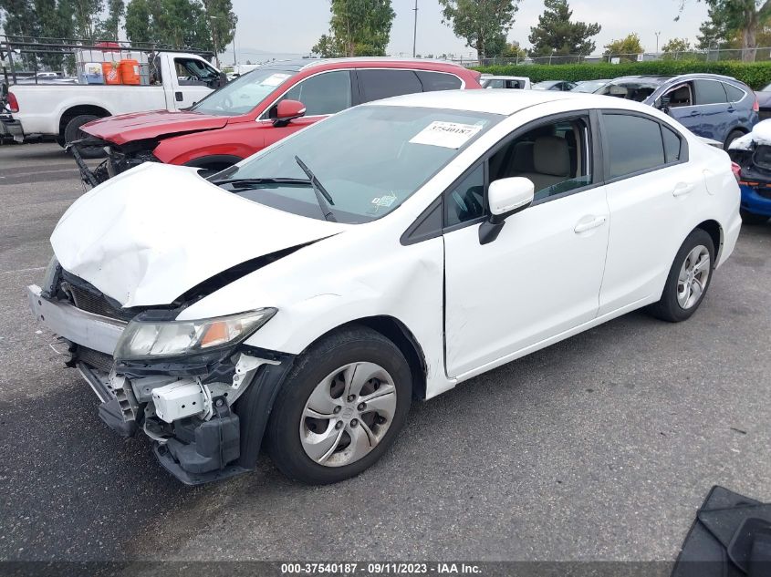 2014 HONDA CIVIC SEDAN LX - 19XFB2F53EE243867