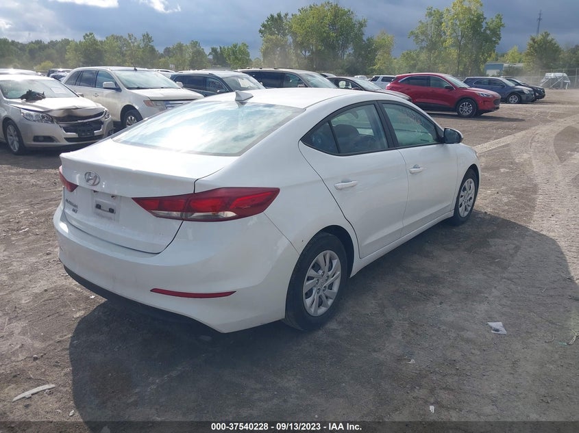VIN 5NPD74LF4JH396457 2018 HYUNDAI ELANTRA SE