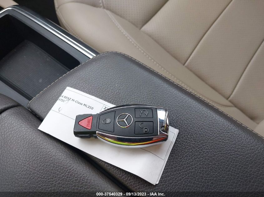 2014 MERCEDES-BENZ M-CLASS ML 350 4JGDA5HB1EA344970
