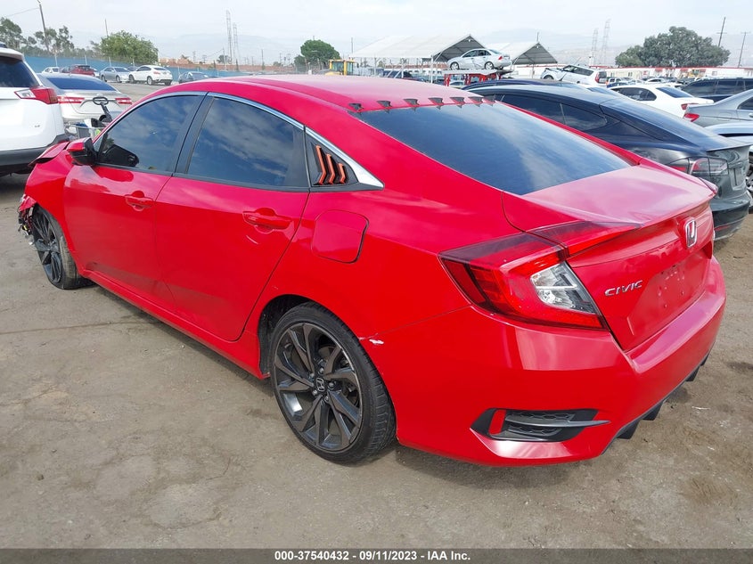 VIN 2HGFC2F88KH536317 2019 HONDA CIVIC SEDAN SPORT