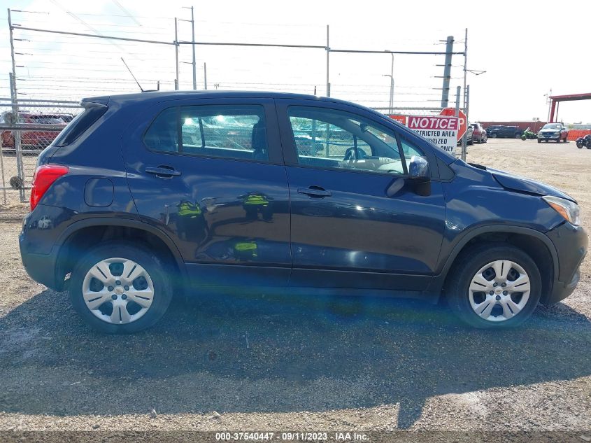 2018 CHEVROLET TRAX LS - 3GNCJKSB4JL394909