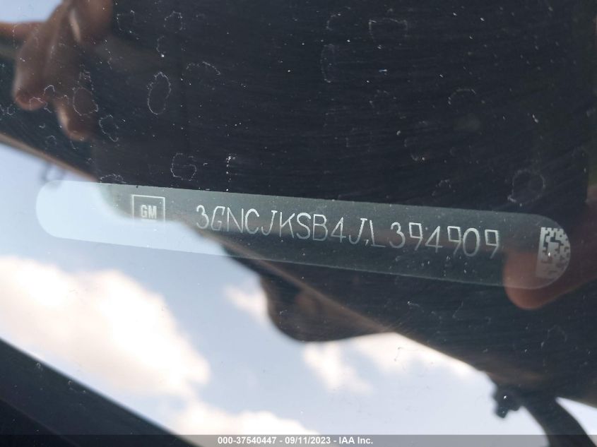2018 CHEVROLET TRAX LS - 3GNCJKSB4JL394909