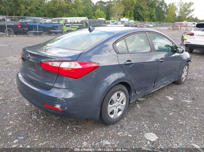 2016 KIA FORTE LX - KNAFX4A68G5605930