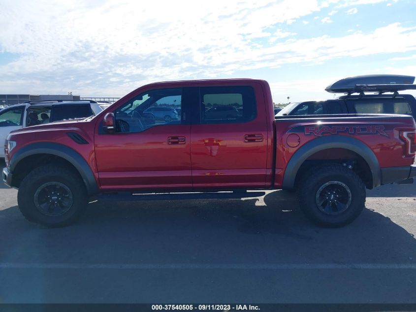 2018 FORD F-150 RAPTOR - 1FTFW1RG7JFC14478
