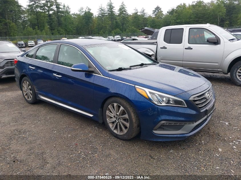 2015 HYUNDAI SONATA 2.4L SPORT - 5NPE34AF7FH212445