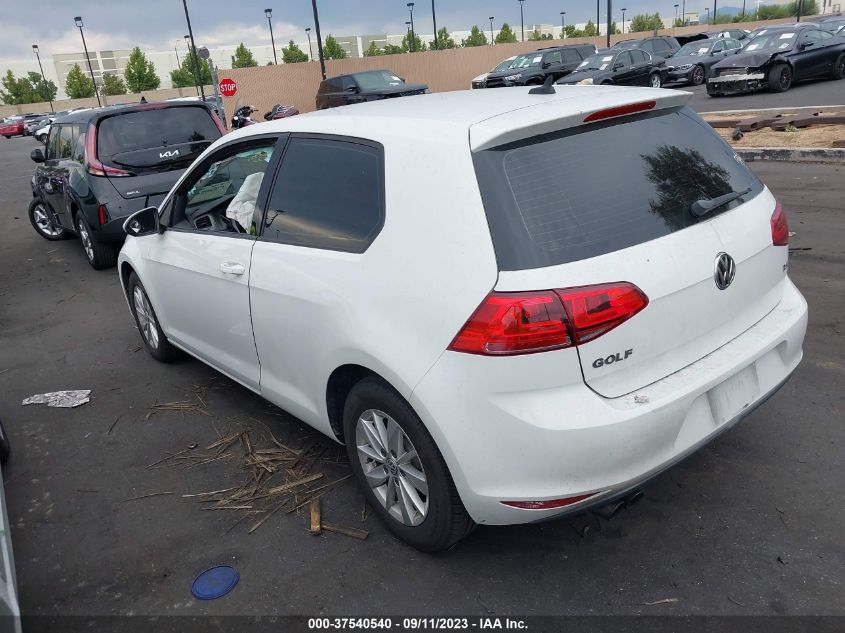 2015 VOLKSWAGEN GOLF TSI S - 3VW917AU1FM073721
