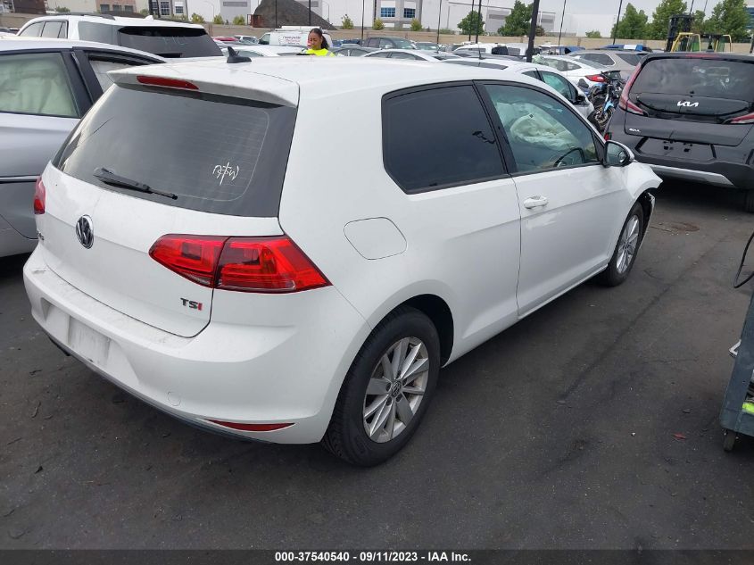 2015 VOLKSWAGEN GOLF TSI S - 3VW917AU1FM073721