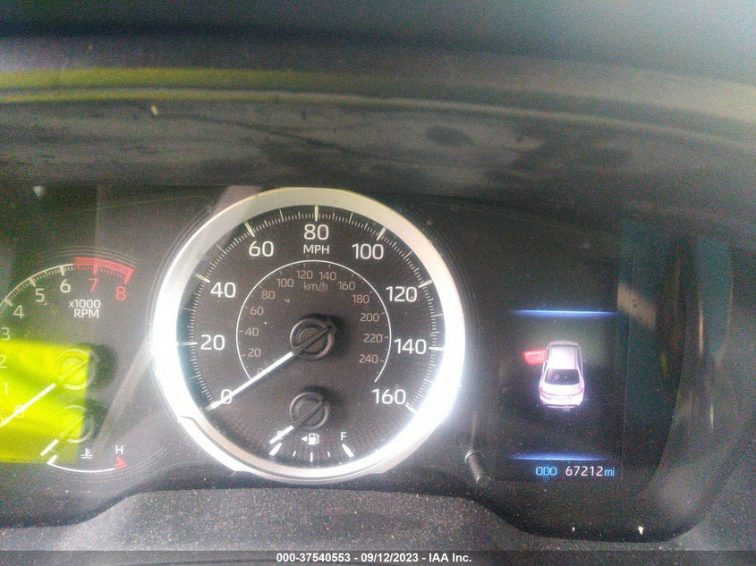 VIN 5YFEPRAE5LP023378 2020 TOYOTA COROLLA LE