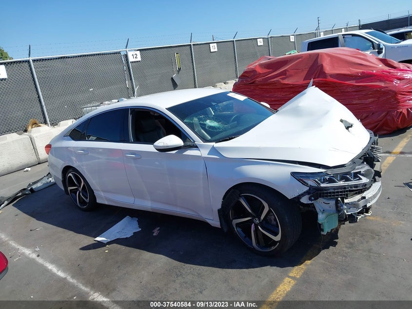 VIN 1HGCV1F32JA204754 2018 HONDA ACCORD SEDAN SPORT 1.5T