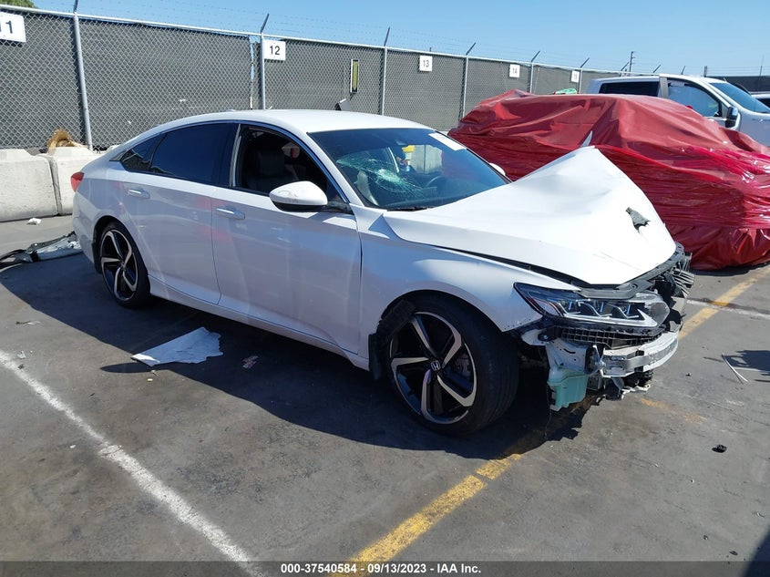 VIN 1HGCV1F32JA204754 2018 HONDA ACCORD SEDAN SPORT 1.5T