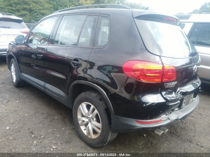 2017 VOLKSWAGEN TIGUAN - WVGBV7AX8HK034889