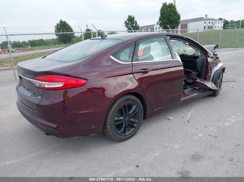 2018 FORD FUSION SE - 3FA6P0H76JR165730