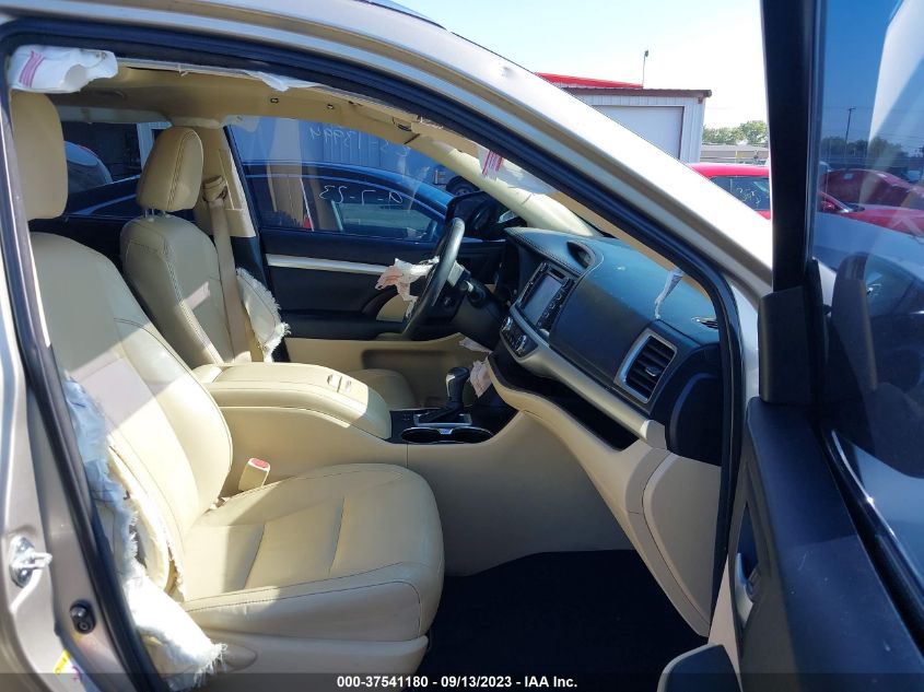 2014 TOYOTA HIGHLANDER XLE - 5TDJKRFH9ES036774
