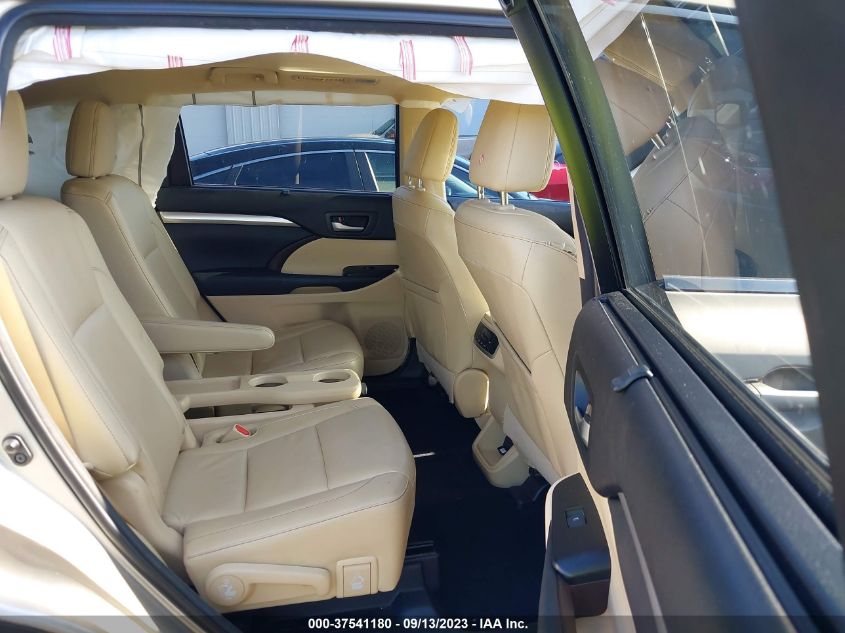 2014 TOYOTA HIGHLANDER XLE - 5TDJKRFH9ES036774