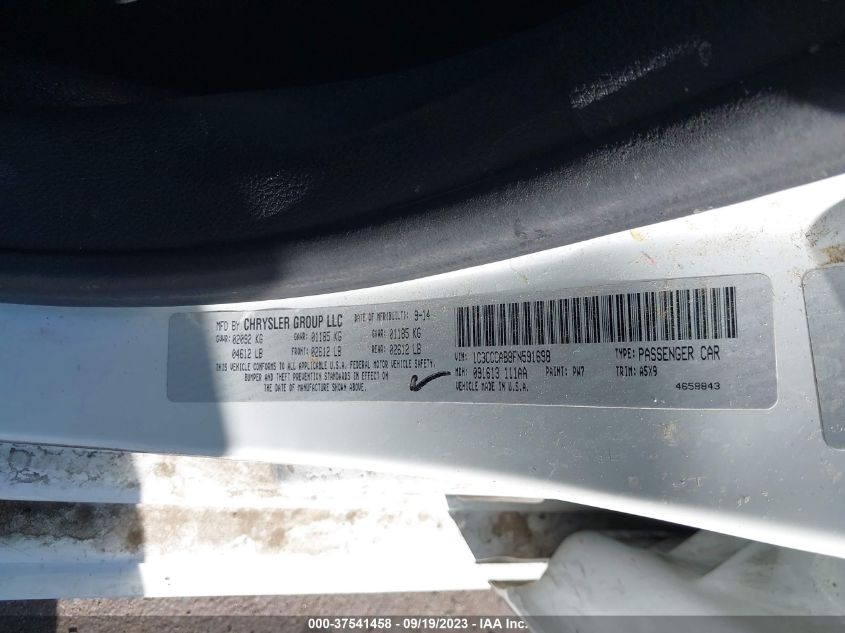 2015 CHRYSLER 200 LIMITED - 1C3CCCAB8FN591698