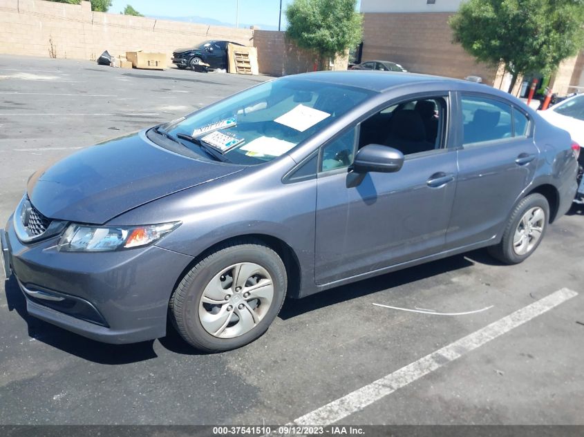 2015 HONDA CIVIC SEDAN LX - 19XFB2F51FE296178