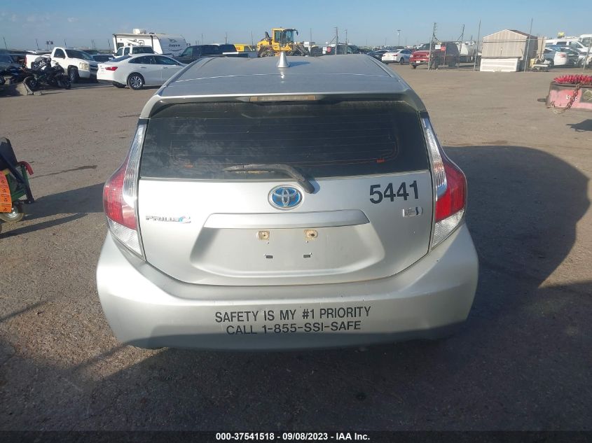 2015 TOYOTA PRIUS C ONE/TWO/THREE/FOUR - JTDKDTB33F1585441