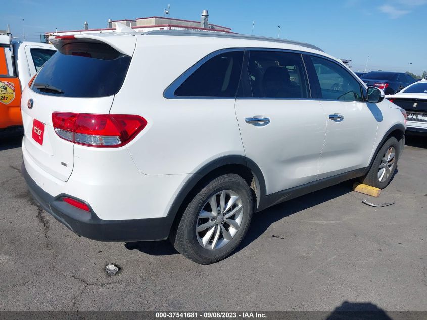 2016 KIA SORENTO LX - 5XYPG4A36GG118701