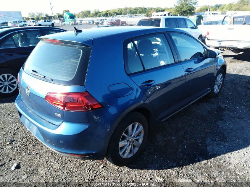 2017 VOLKSWAGEN GOLF S - 3VW217AU5HM056280
