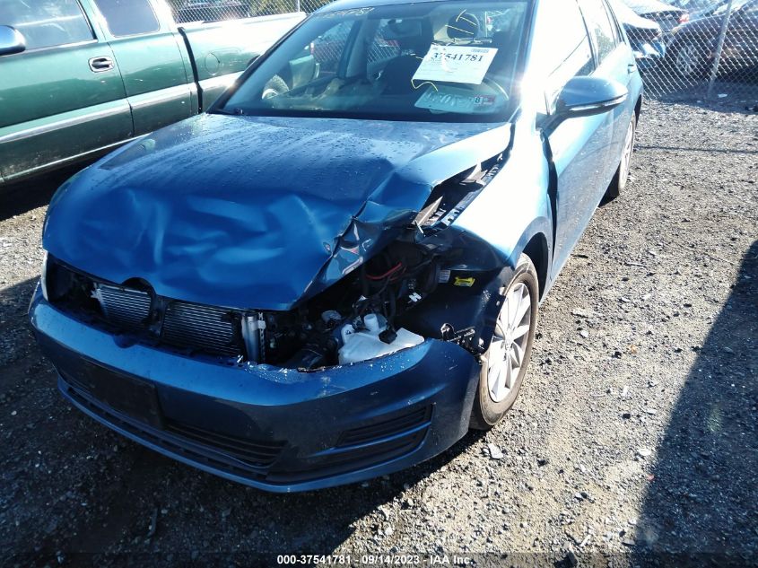 2017 VOLKSWAGEN GOLF S - 3VW217AU5HM056280