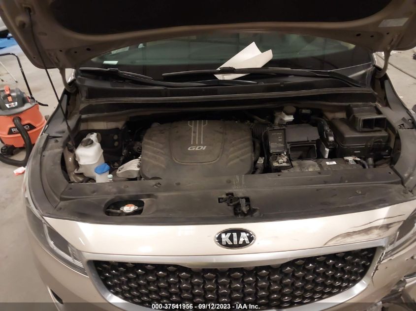 2015 KIA SEDONA SX - KNDMC5C15F6037853