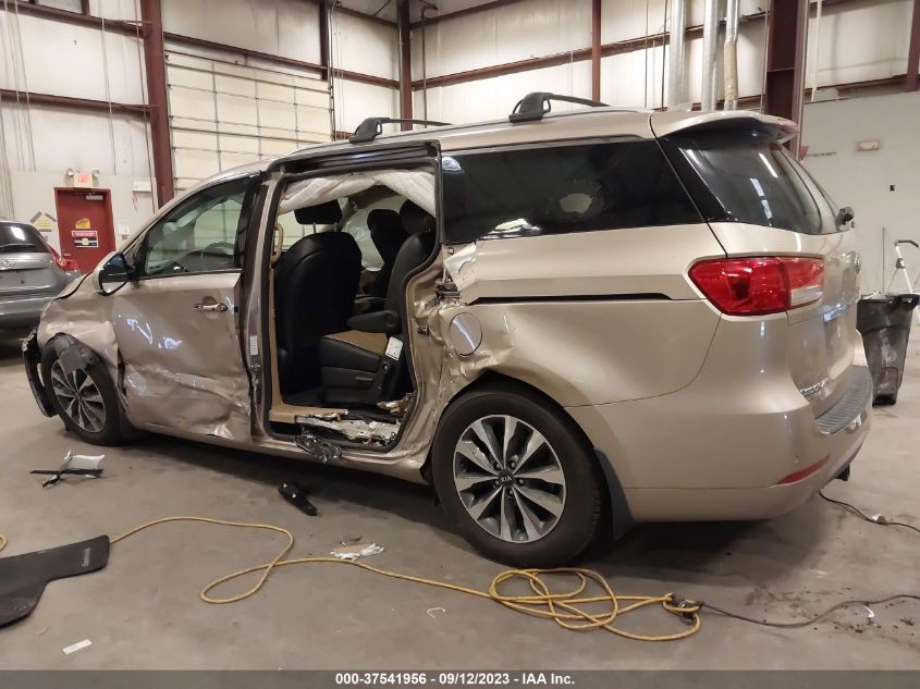 2015 KIA SEDONA SX - KNDMC5C15F6037853