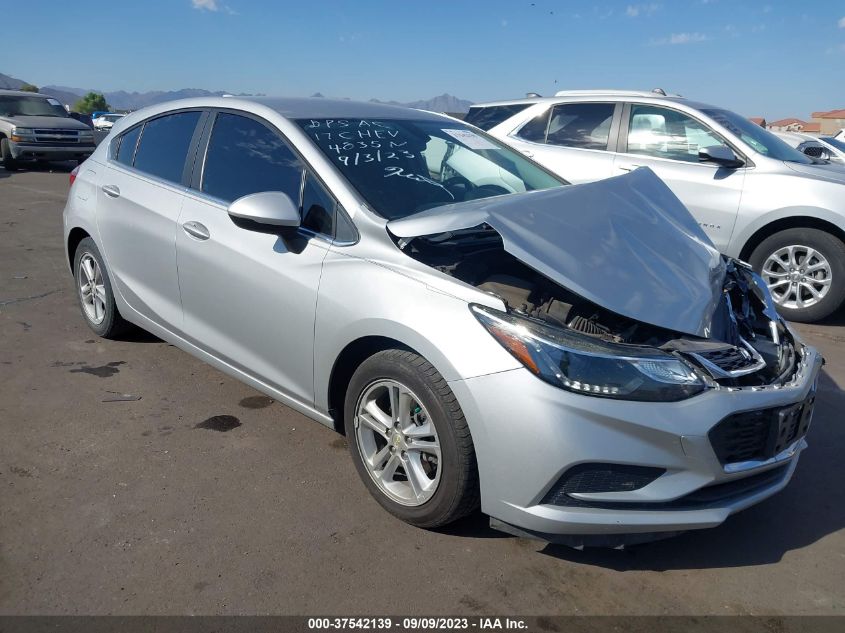 2017 CHEVROLET CRUZE LT - 3G1BE6SMXHS534035