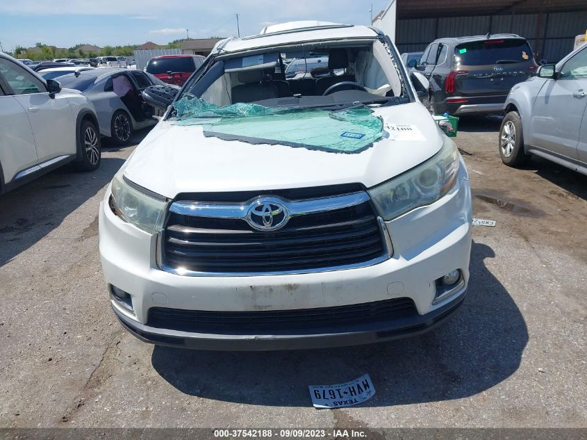 2016 TOYOTA HIGHLANDER LIMITED/LTD PLATINUM - 5TDYKRFH5GS155892
