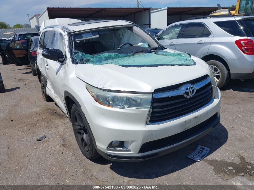 2016 TOYOTA HIGHLANDER LIMITED/LTD PLATINUM - 5TDYKRFH5GS155892