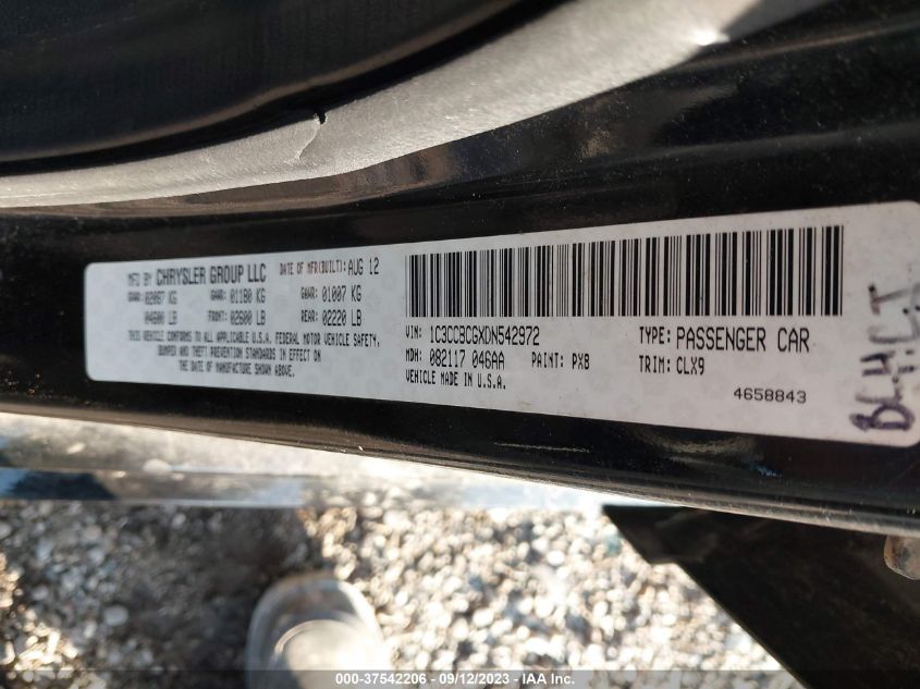 2013 CHRYSLER 200 LIMITED - 1C3CCBCGXDN542972
