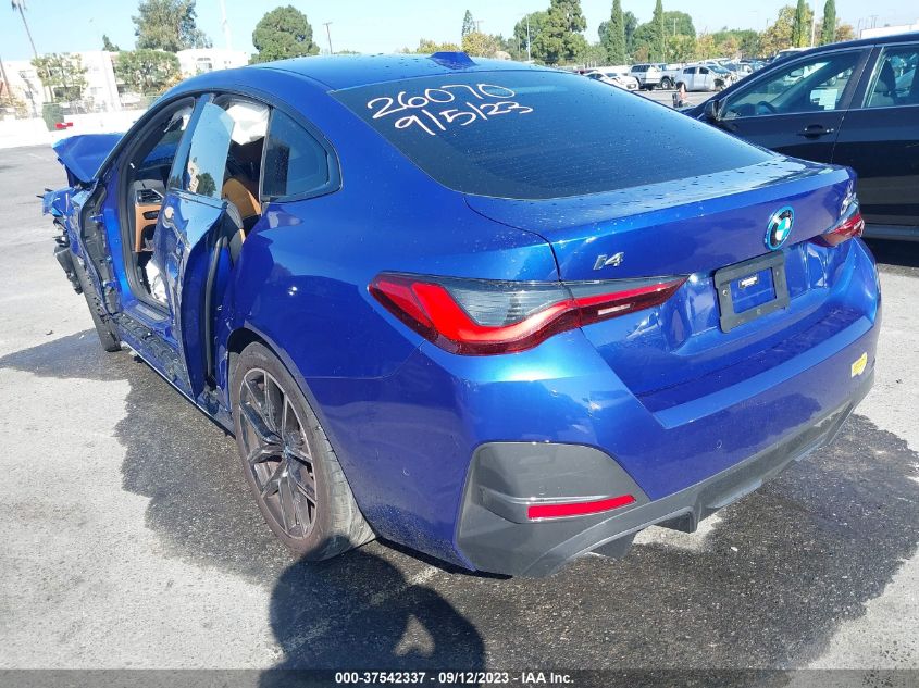 2022 BMW I4 EDRIVE40 WBY73AW09NFN20395
