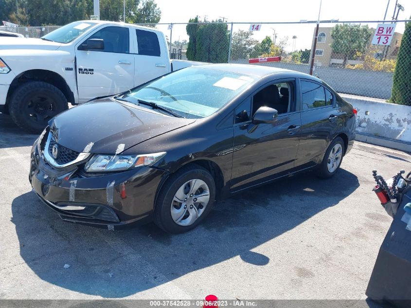 2013 HONDA CIVIC SDN LX - 2HGFB2F55DH588208