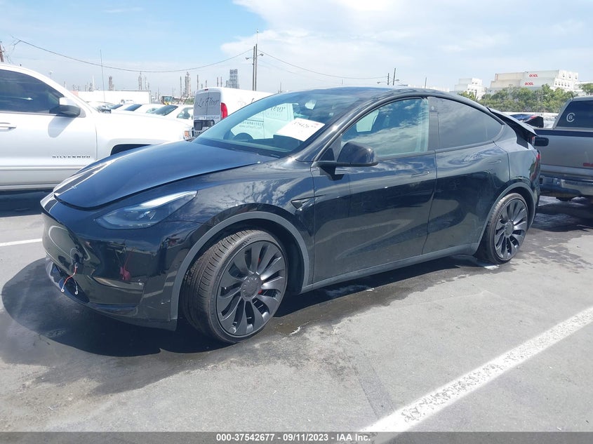 VIN 7SAYGDEF0NF548286 2022 TESLA MODEL Y PERFORMANCE