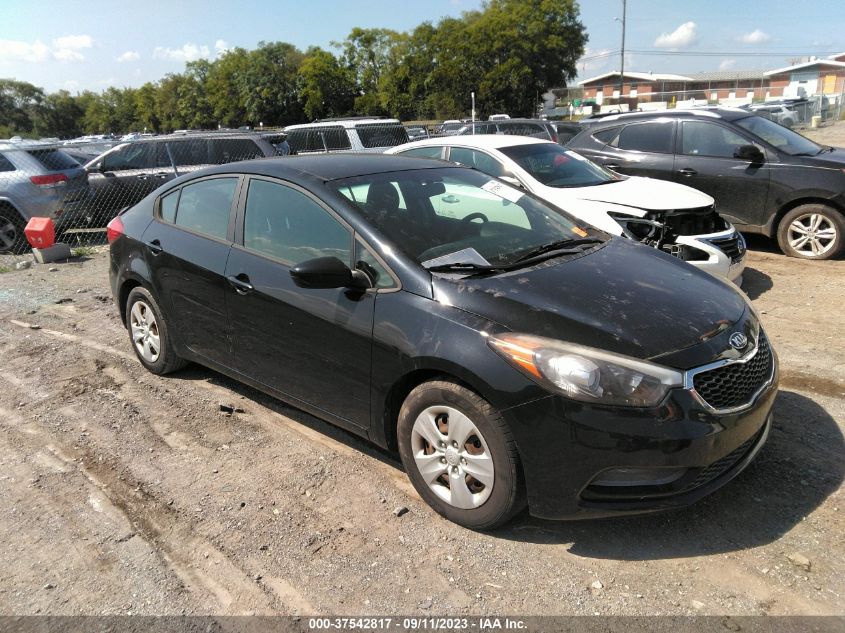 2016 KIA FORTE LX - KNAFK4A65G5475409