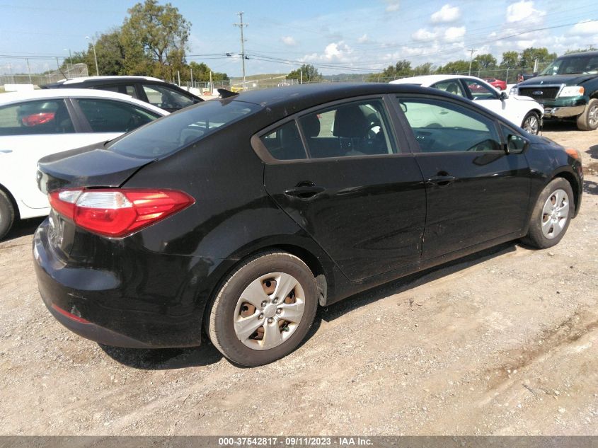 2016 KIA FORTE LX - KNAFK4A65G5475409