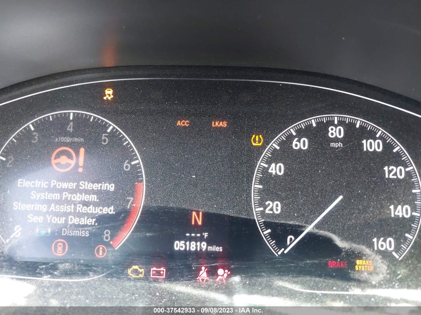 VIN 1HGCV1F39KA007906 2019 HONDA ACCORD SEDAN SPORT 1.5T