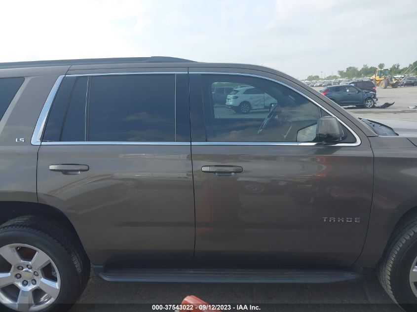 2015 CHEVROLET TAHOE LS - 1GNSCAKC4FR646456