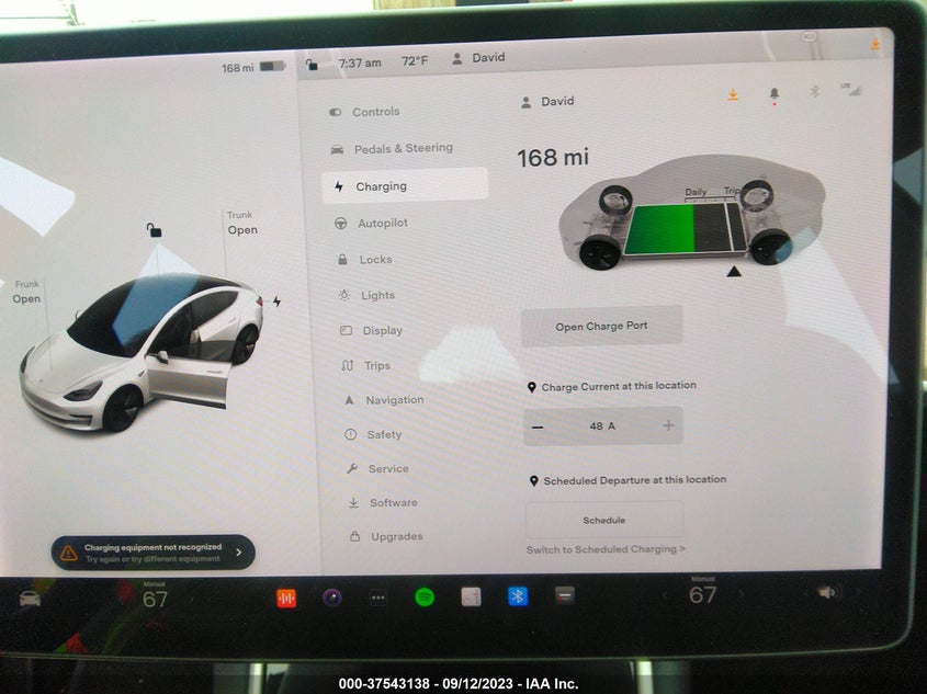 VIN 5YJ3E1EB8LF629140 2020 TESLA MODEL 3