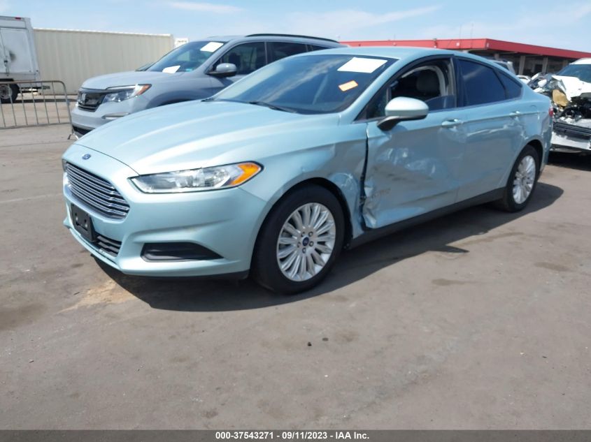 2014 FORD FUSION S HYBRID - 3FA6P0UU4ER131187