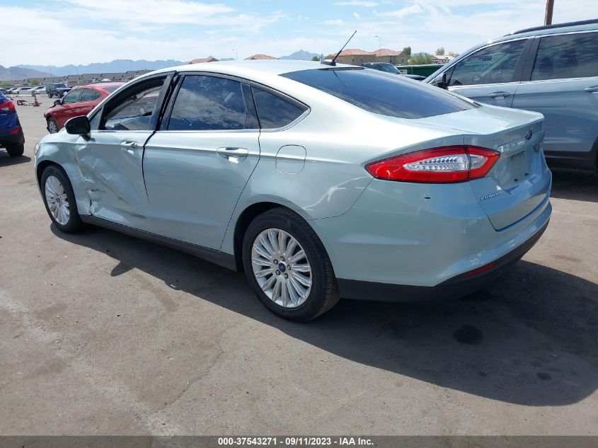 2014 FORD FUSION S HYBRID - 3FA6P0UU4ER131187