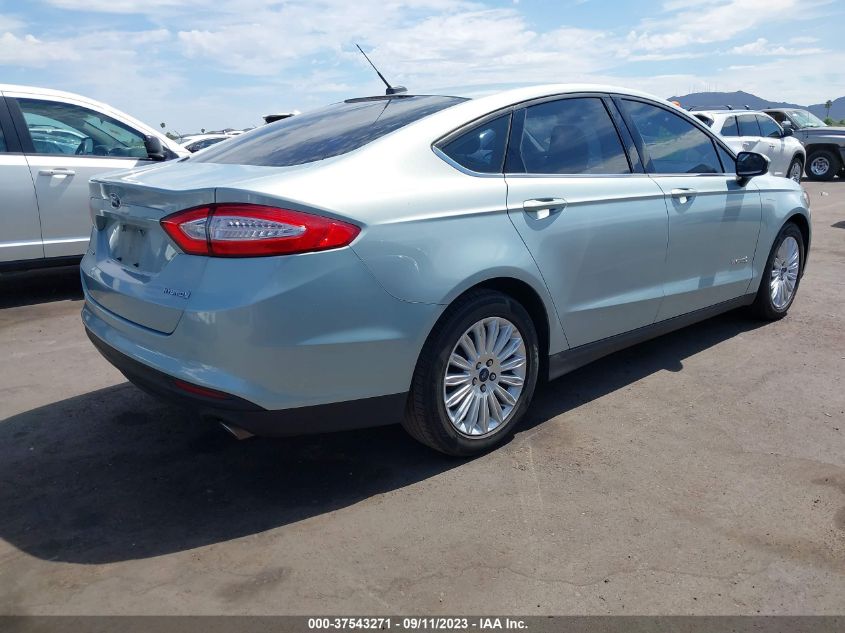 2014 FORD FUSION S HYBRID - 3FA6P0UU4ER131187