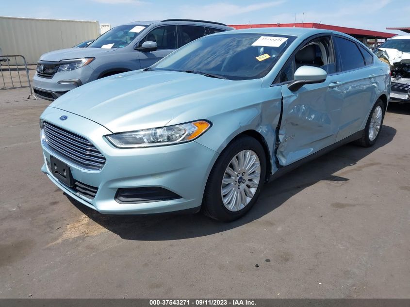 2014 FORD FUSION S HYBRID - 3FA6P0UU4ER131187